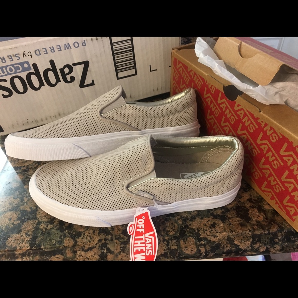 Brand NEW Vans slip ons