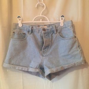Light Wash Shorts