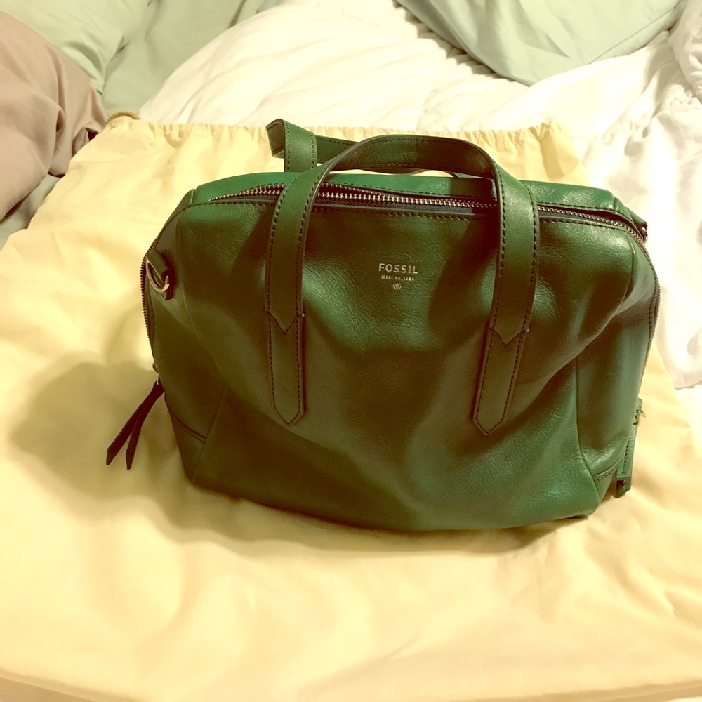 Fossil bag with duster