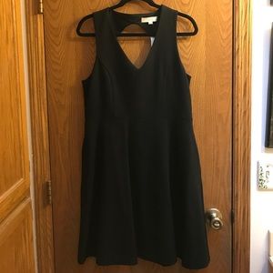 Loft black cocktail dress
