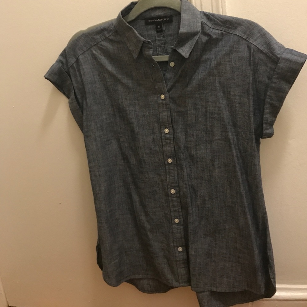 Chambray Banana Republic Button Up