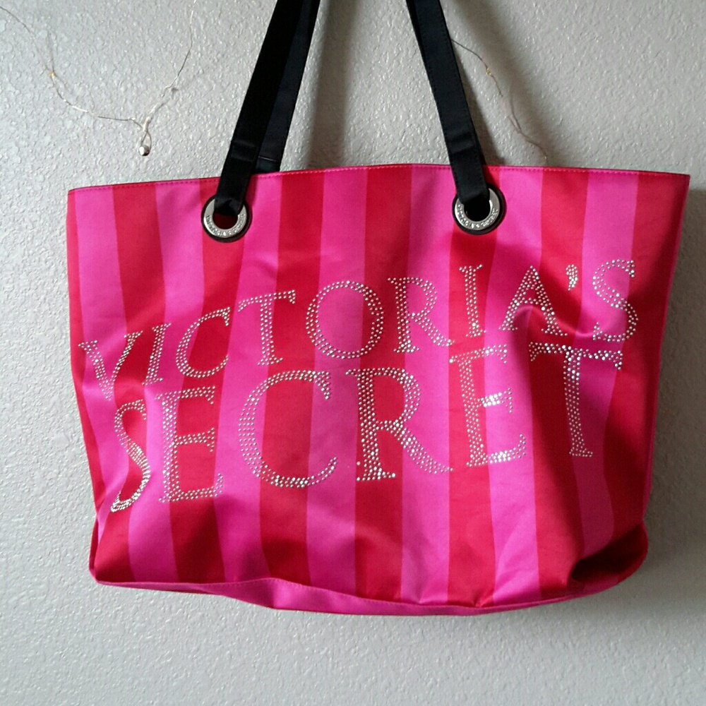 Victoria Secret Tote Bag Pink and Red