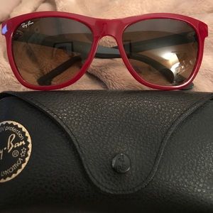 Red Ray-Ban Sunglasses!