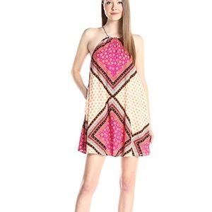 MINKPINK printed halter swing dress