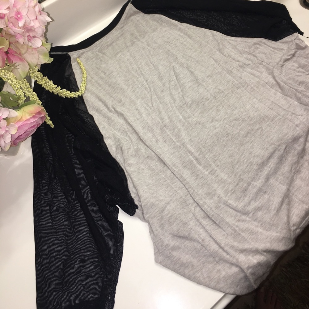 urban outfitters mesh baseball tee