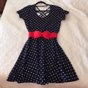 Charming Charlie Polka Dot Pin-up Dress