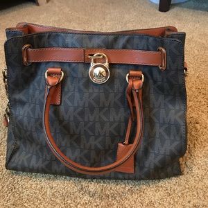Michael Kors Hamilton Large Logo Satchel