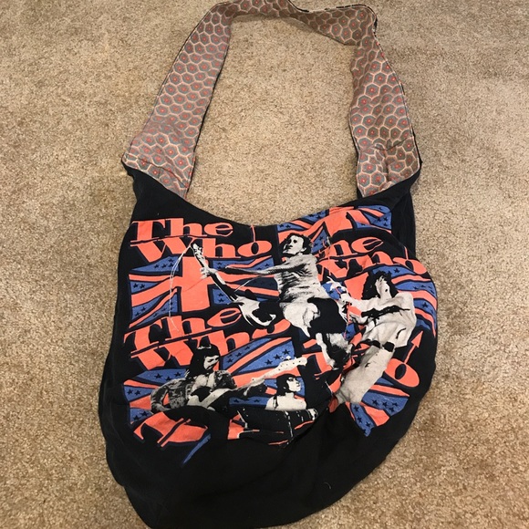 Vintage The Who tote bag over the shoulder. - Picture 1 of 3