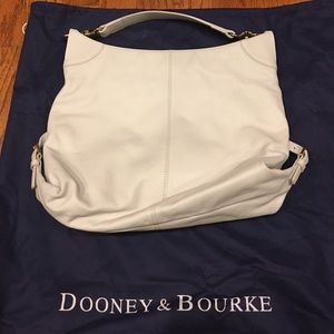 Dooney and Bourke White Leather Tote Bag