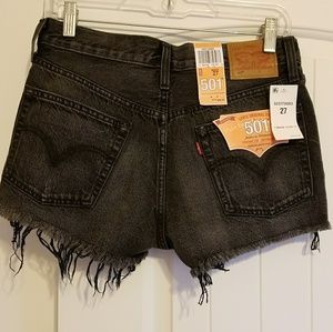 Levis high waisted shorts