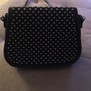 MMS Design Studio Studded Faux Leather Crossbody