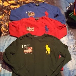Big pony Ralph Lauren boys Polo long sleeve t-shir