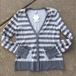 Women's Halogen Cardigan Sz Med. NWTS. Button up.