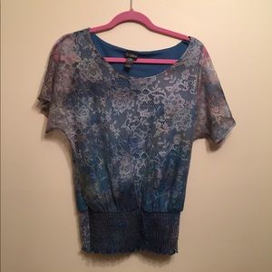 Daytrip lace tee, size small
