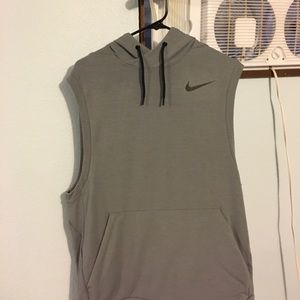 Sleeveless Nike hoodie