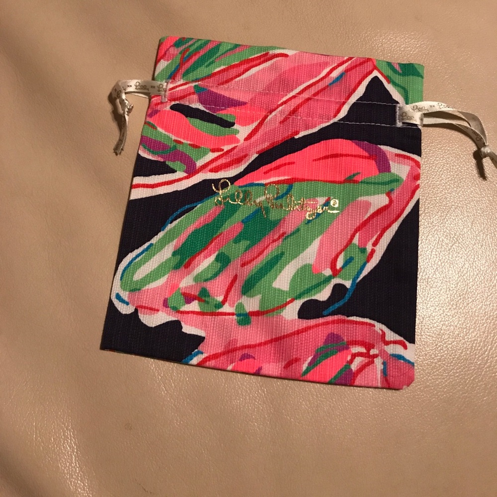 Lilly Pulitzer jewelry bag sac.