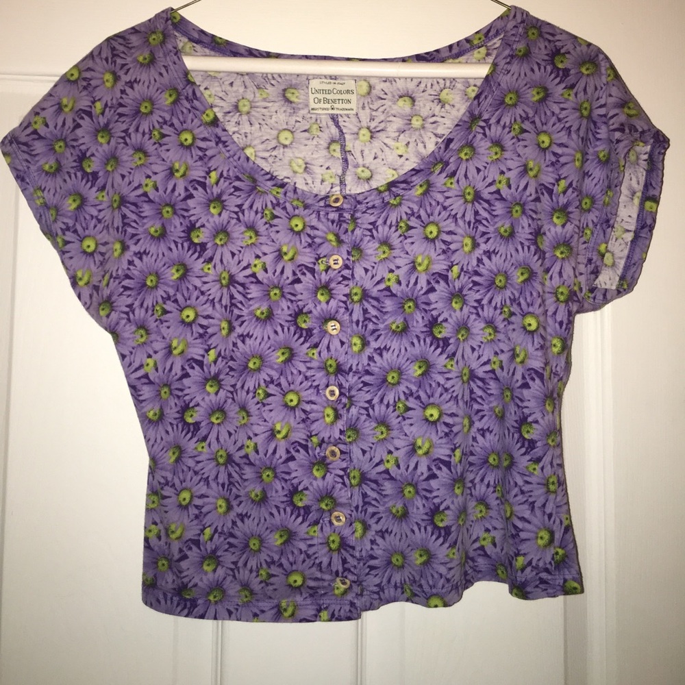 Floral crop top