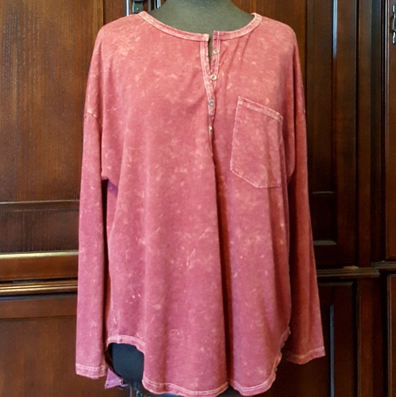 Freeloader Tops - FREELOADER Oversized Long Sleeve Top