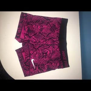 Nike Pro Spandex- Snakeskin- Small