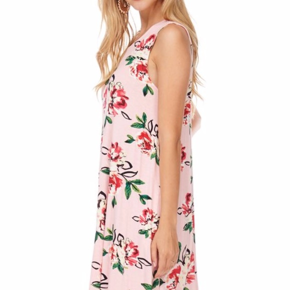 BUY 1, GET 1 FREE! floral print dress w/ pockets - Picture 4 of 6