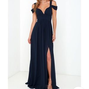 Lulu's Navy Blue Maxi S $100 OBO
