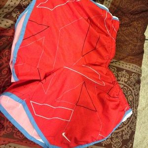 Nike red shorts
