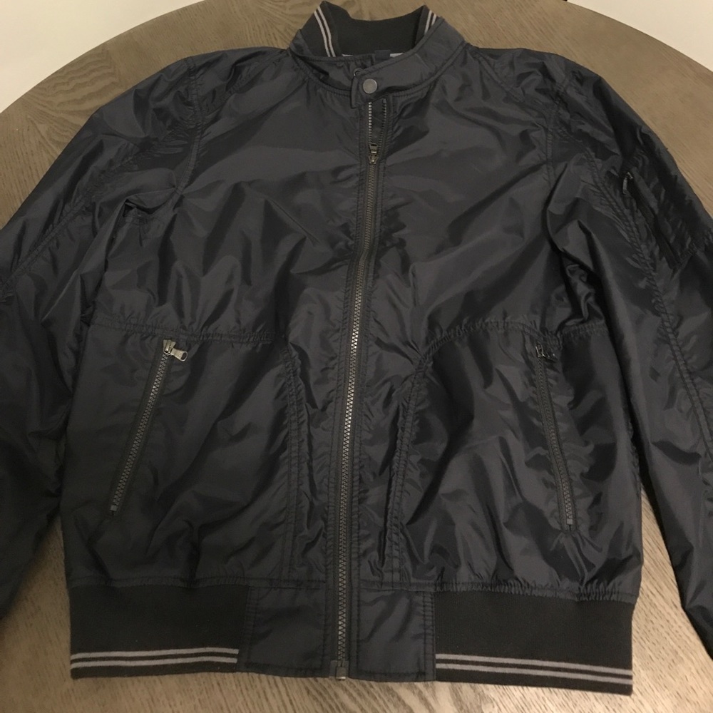Tommy Hilfiger L Navy Blue Bomber Jacket