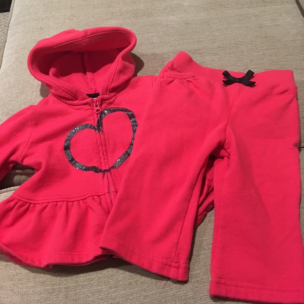 Cuddle Bear, two piece sweat suit