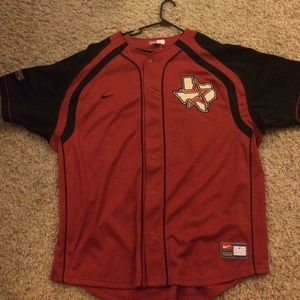 Nike authentic Huston Astros Throwback Jersey!
