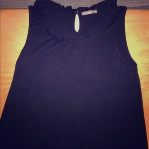 Stitch Fix Loveapella sleeveless black top, size M