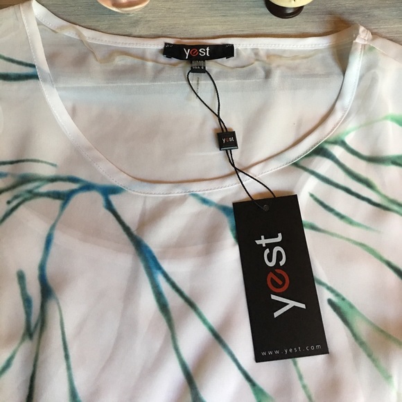 NWT Yest Ilisabeth Top Size 8 USA - Picture 3 of 5