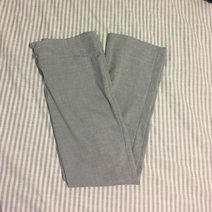 Grey straight leg dress pant