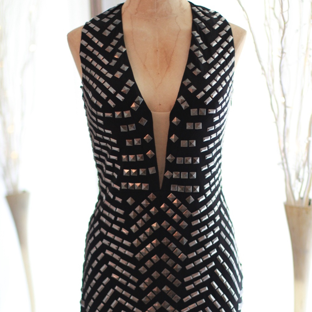 Jovani 6323 studded dress