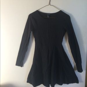 Forever 21 black skater dress.