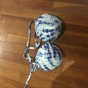 Victoria's Secret padded criss cross tie halter