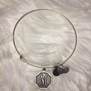 ALEX AND ANI Monogram Bracelet "M"