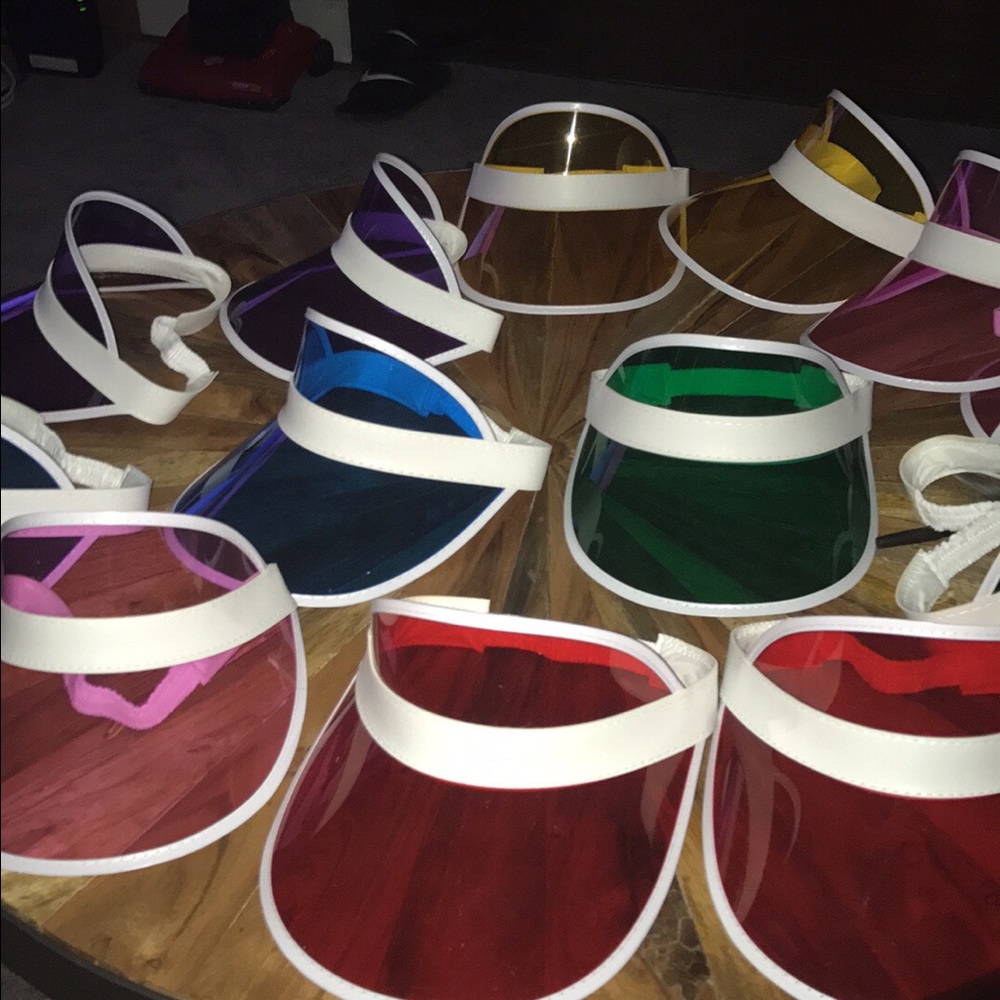 Transparent sun visors