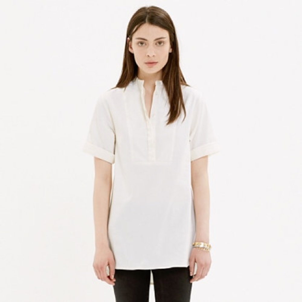 Madewell collarless tunic