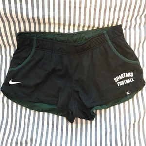 Nike Michigan State Spartans dry fit shorts