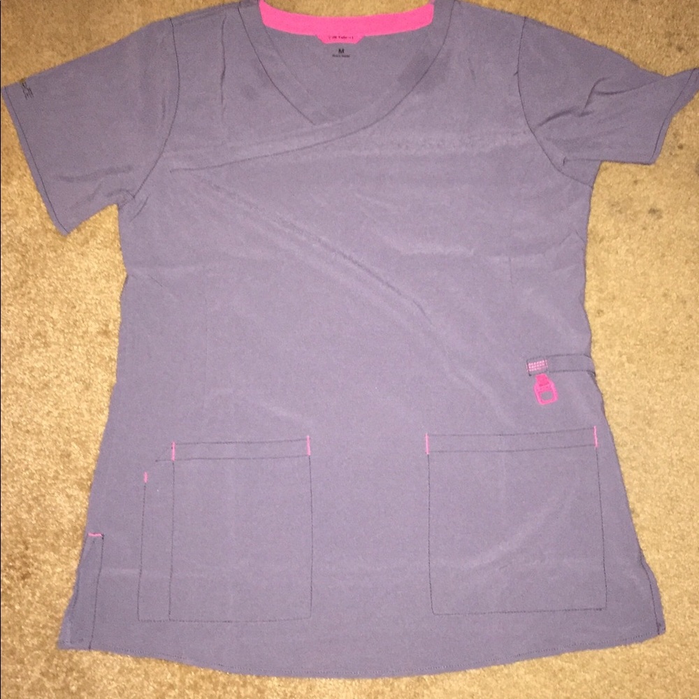 Pewter grey Carhartt Scrub Top