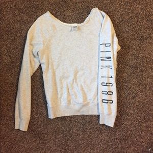Victoria's Secret Pink Sweater, gray sz XS