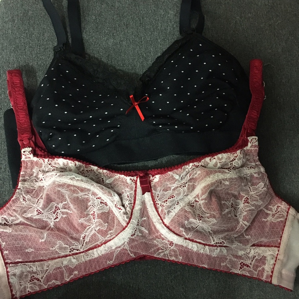 Hot milk and Boob design nursing bras 36B/Med