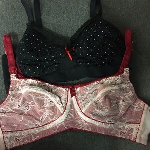 Hot milk and Boob design nursing bras 36B/Med