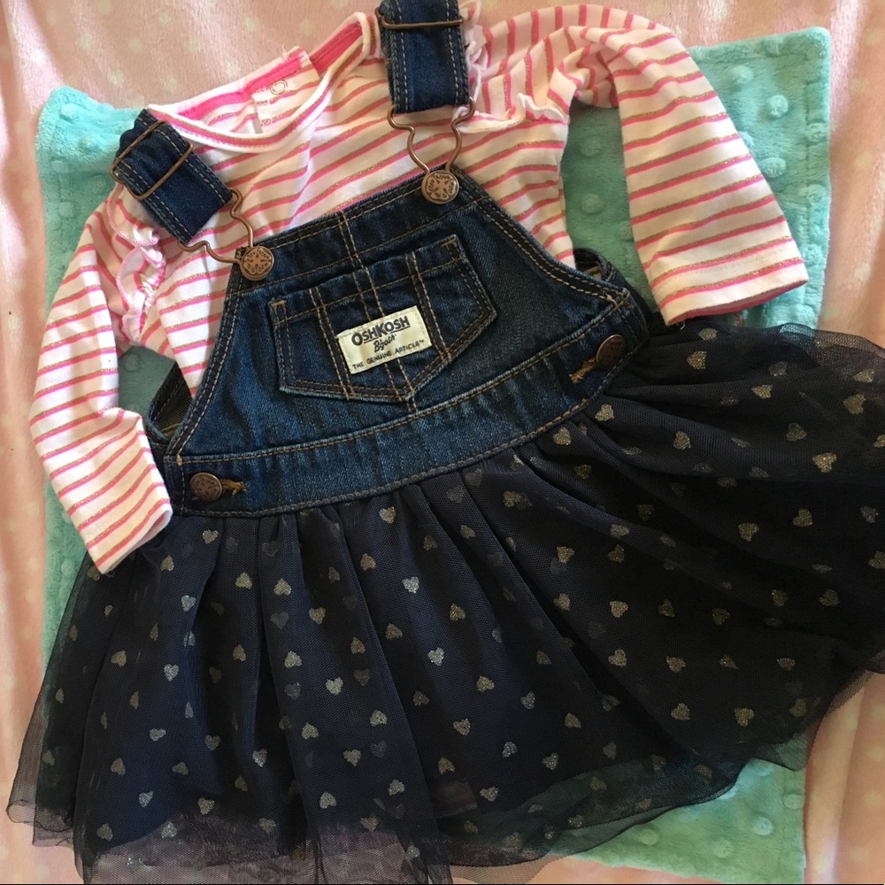 Baby Girl Overall Dress 🎀