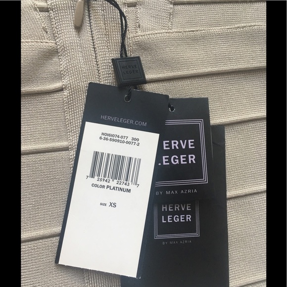 Herve Leger dress New with Tags. SOLD - Picture 5 of 5