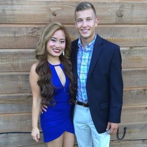 Blue semi formal dress