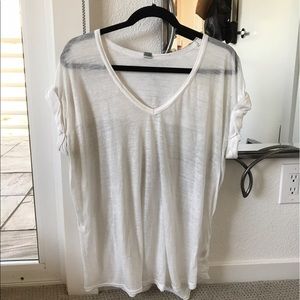 Free People white tee