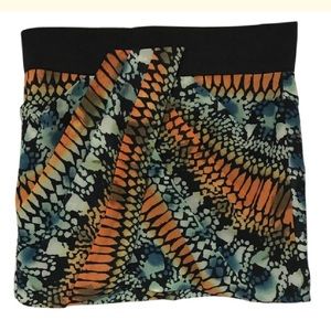 Armani Exchange Multi Print Mini Skirt
