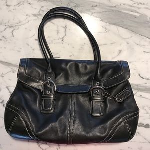 Leather Coach purse