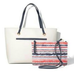 Saffiano Two-Piece Tote